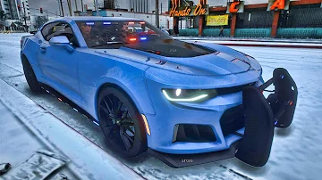 Playing GTA 5 As A POLICE OFFICER Gang Unit Patrol| GTA 5 Lspdfr Mod| 4K