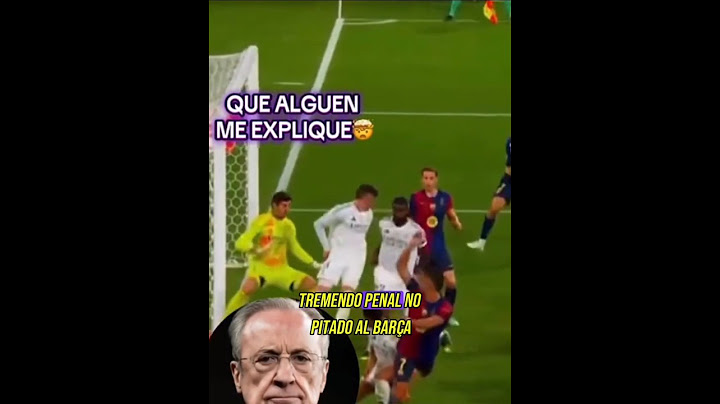 TREMENDO PENAL NO PITADO AL BARÇA - COPA DEL REY FINAL - BARCELONA VS REAL MADRID