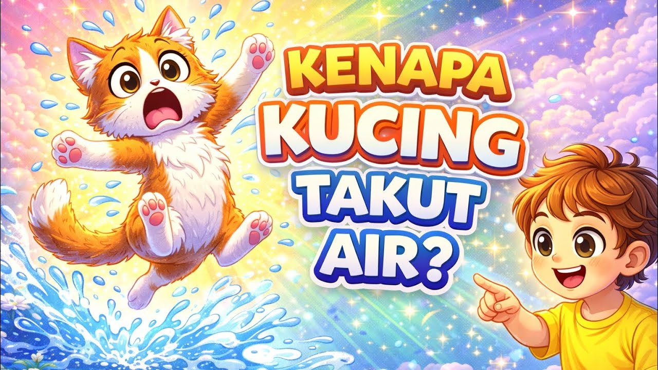 Kenapa Kucing Takut Air? 🐱💦 Fakta Seru Tentang Kucing!
