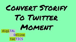 How to migrate storify stories to twitter moments - you can convert from storify to twitter Net Worth