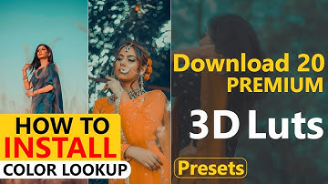 Photoshop Tutorial : How to Install Color Lookup Presets। Download 3D Luts Presets। Arzuz Creation