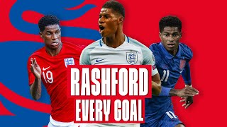 Every Marcus Rashford Goal for England 🦁  All Goals So Far | England