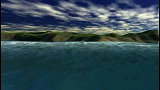 3DRad HLSL ocean part 3  six wave types, foam and refelction and refraction.