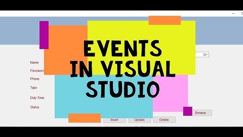 3. Events in Visual Studio (Key Down, Got Focus or Enter, Lost Focus or Leave) & Tab Key in C#