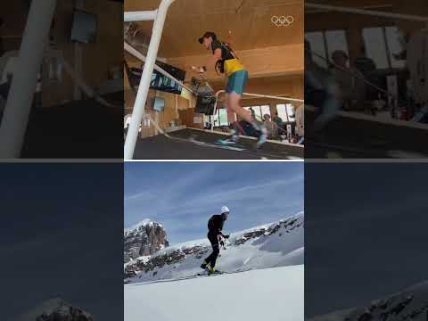 From the treadmill to the mountain! ⛷️