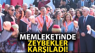 Özgür Özel'i memleketi Manisa'da zeybekler karşıladı!