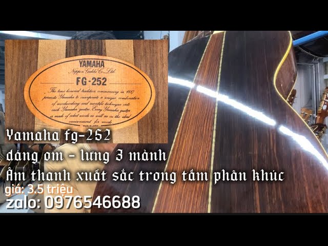 Yamaha FG-252 OM Acoustic Guitar | Incredible Sound in Its Class