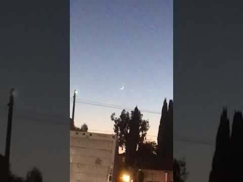 Ramadan 2018 moon sighted,video taken near madras cafe,Sunnyvale,ca,USA