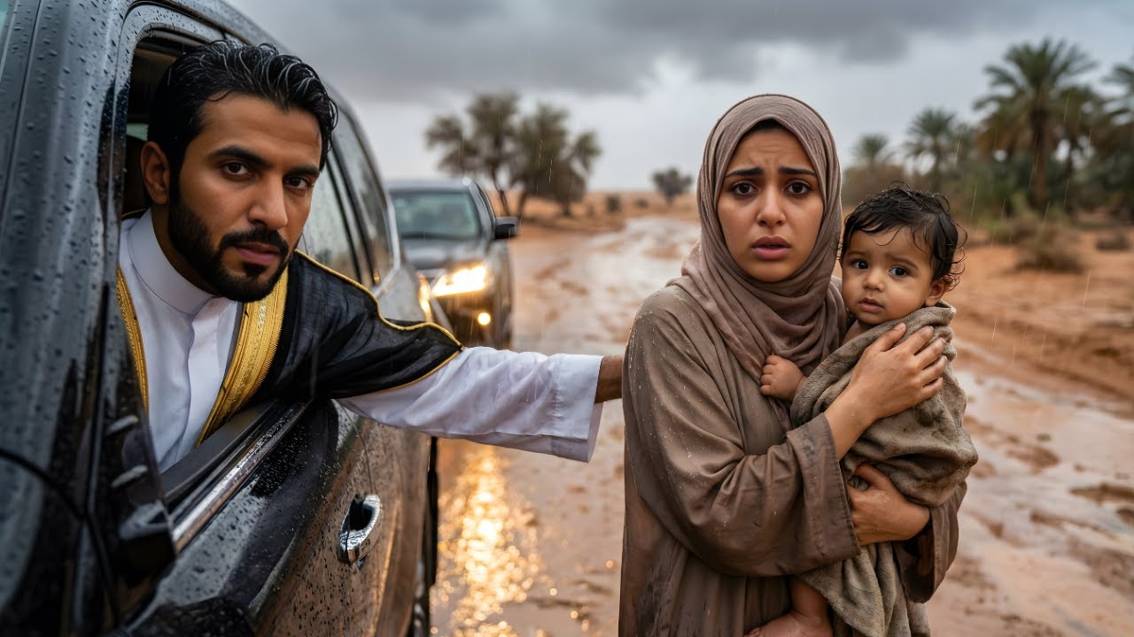 هل تتزوجينني؟ سأل المليونير الأرمل المرأة الشابة الضائعة على الطريق وهي تحمل طفلها الرضيع بين ذراعيه