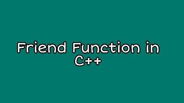 Friend Function in C++ Programming | By Professor Pankaj Gupta | BIIT
