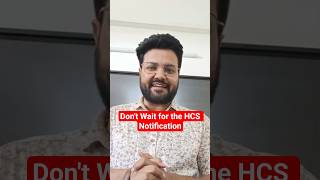 Don't Wait for the HCS Notification! | Complete Selection Strategy #Shorts #hcs2027 #rudrasir