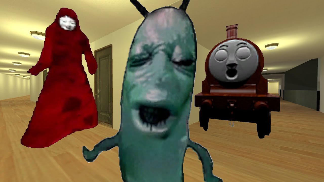 The Train, Plankton Aughh and aka manto nextbot Gmod