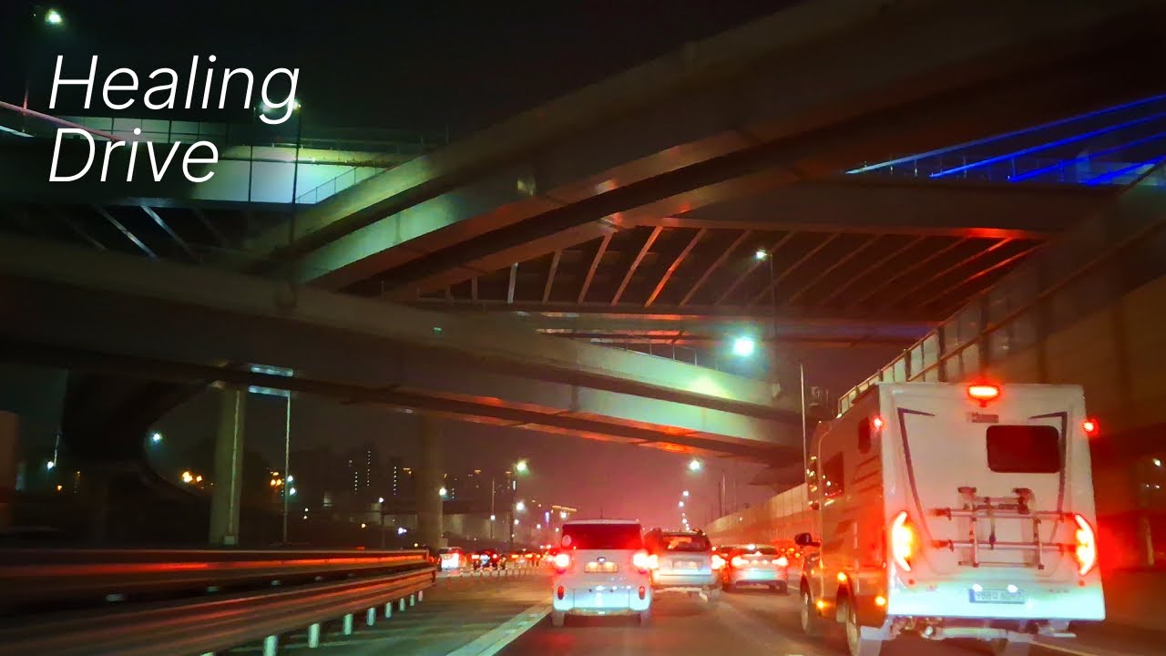 🌜Seoul Yangjae Drive [속초-양재] Chillhop | 4K