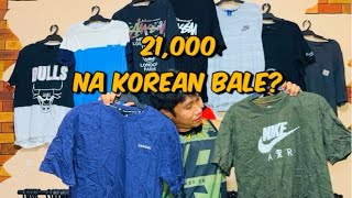 21,000 NA MENS TSHIRT KOREAN BALE OK BA?  BALE UNBOXING #kimsukay  #ukayukay  @KimsUkay