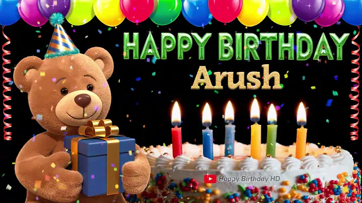 Arush Happy birthday To You - Happy Birthday song name Arush 🎁 🎂