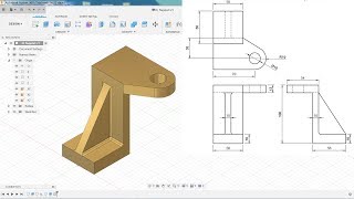 Autodesk Fusion 360 Tutorial for Beginner exercise 1