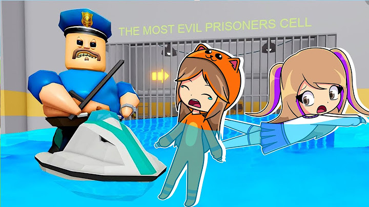 Escapamos de la PRISIÓN de BARRY BAJO EL AGUA en ROBLOX!!