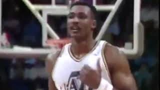 Karl Malone Career High 61 Points: Utah Jazz vs. Milwaukee Bucks - 1/27/1990