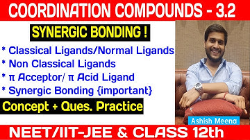 Synergic bonding inorganic chemistry | classical & Non classical ligand Coordination Compounds