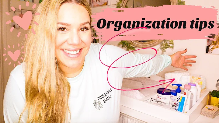 Tips to ORGANIZE your baby's CHANGING TABLE