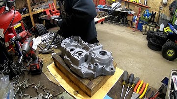 2018 YFZ450R ENGINE BUILD  CASE BEARINGS REMOVAL VIDEO PART 1