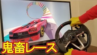 【GTA5】ハンコンでプレイする鬼畜レースが超楽しいｗｗｗ