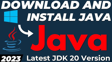 How to download and install Java JDK 20 for Windows 10/11 | Run your first java program tutorial
