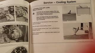 Checking Coolant level John Deere 3155 instruction & diagram