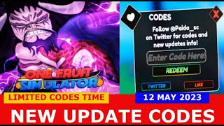 NEW CODES* [🎃LEOPARD🎃] ONE FRUIT SIMULATOR ROBLOX, LIMITED CODES TIME