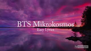 BTS Mikrokosmos Easy Lyrics