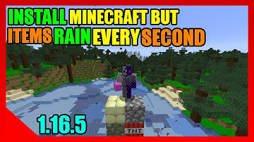 How To Install Random Items Rain In Minecraft 1.16.5