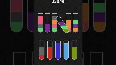 【Water Sort Puzzle】 Level 198