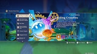 Genshin Impact 4.5 4K60Fps - Rolling Crossfire Event - Part 1