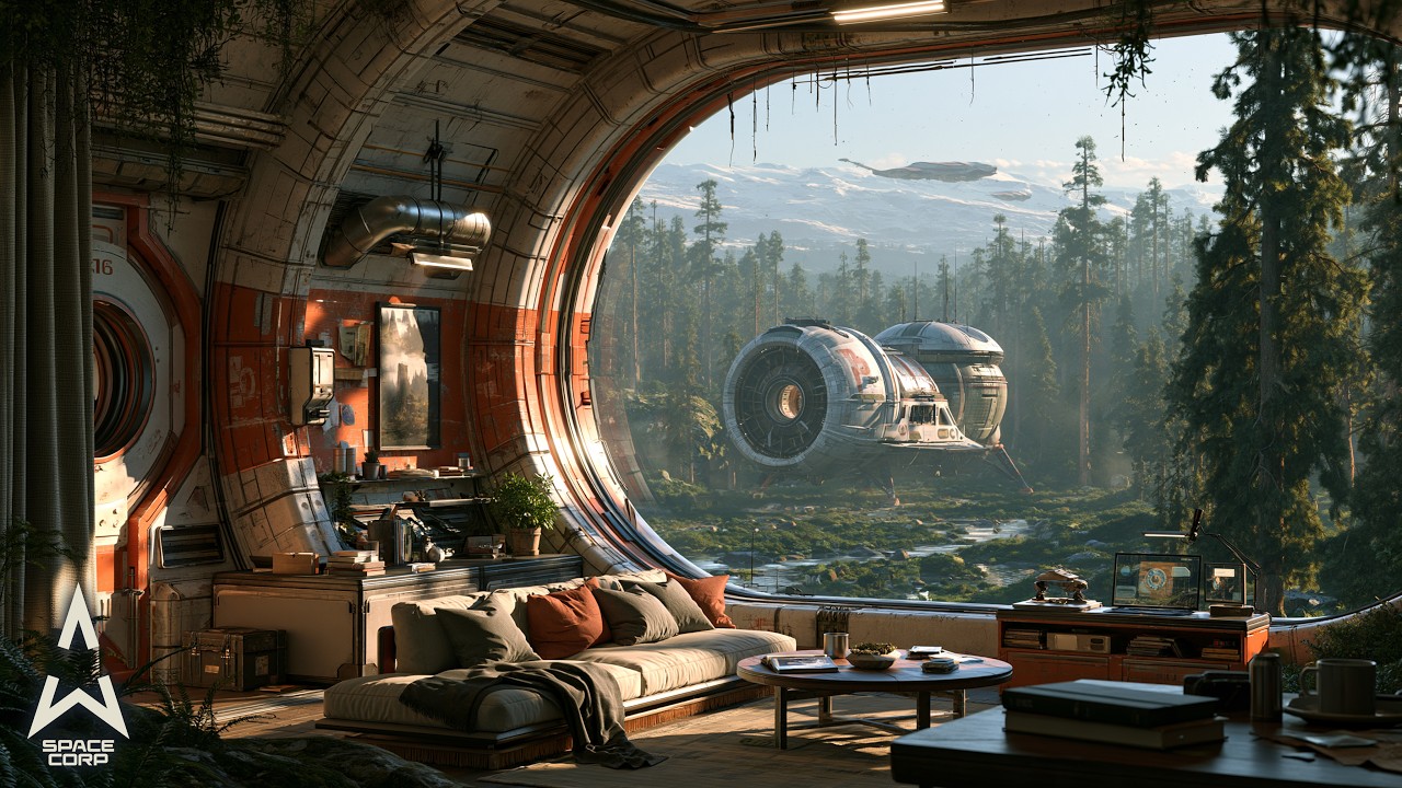 VVM Space Corp Outposts // Relaxing Lofi Ambience