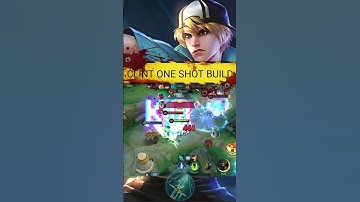 CLINT ONE SHOT BUILD #mlbbshorts #mohitplaysmlbb #clinttop1global