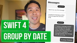 Swift: Grouping Messages Based on Date (Ep 5)