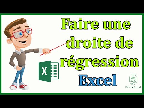 Vidéo: Comment tracer une droite de régression dans Excel ?