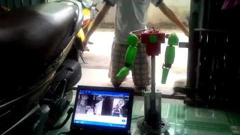 [Kinect-Processing] Control humanoid robot by using gesture