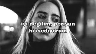 Billie Eilish - listen before i go (Türkçe Çeviri) chords