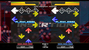 [DDR EDIT] INSERTiON / NAOKI underground (Lv. 14)