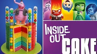 INSIDE OUT Cake | Disney Inside Out Rainbow Cake | My Cupcake Addiction
