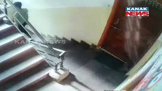 Visual Of Thieving In Bhubaneswar Apartment Caught In CCTV