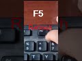 Refresh Your Laptop/PC in 1 time pressing keyboard "key" #shorts #viral #trending #keyboard