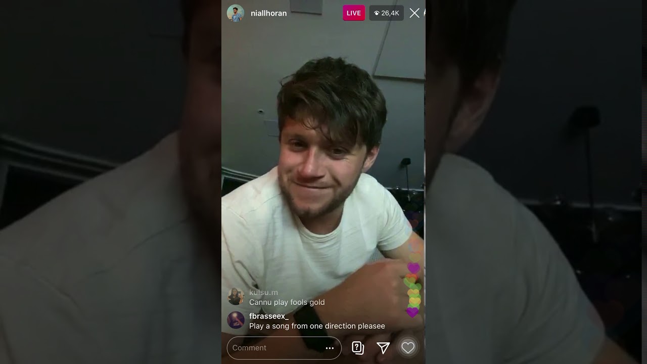 Niall Horan instagram live 20/04/20