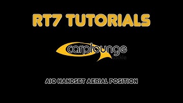 Carplounge RT7 English Tutorial No. 3: AIO Handset Aerial Position