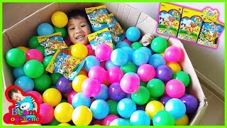 น้องบีม | รีวิวของเล่น EP99 | Pet Party ในบ่อบอลกล่องกระดาษ Toys
