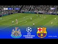 NEWCASTLE Vs BARCELONA Live UEFA Champions League 2026 UCL Simulation PES 2021 Gameplay