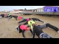 Beach workout healthflow