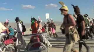 Billion Bunny March Burning Man 2012
