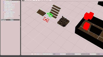 Rescube robot in gazebo. Dynamics in urdf are messed up so it flips easily